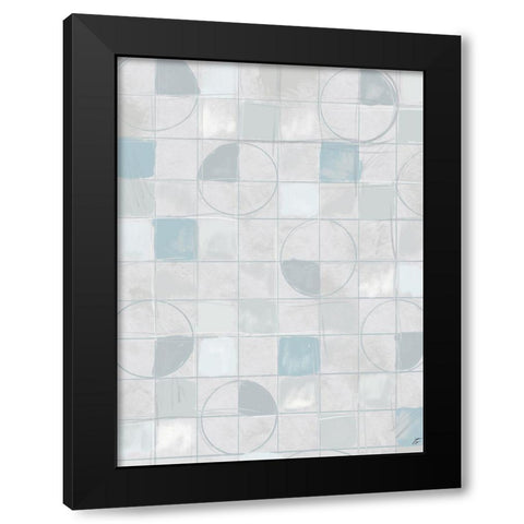 Circle Gets the Square II Black Modern Wood Framed Art Print by Lee, Judson