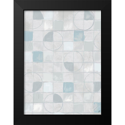 Circle Gets the Square II Black Modern Wood Framed Art Print by Lee, Judson