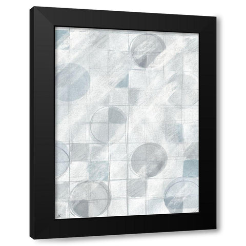 Circle Gets the Square III Black Modern Wood Framed Art Print with Double Matting by Lee, Judson