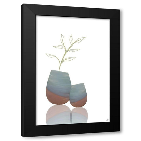 Sketchy Black Modern Wood Framed Art Print by Lee, Judson