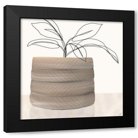 Pot Reflection Black Modern Wood Framed Art Print by Lee, Judson