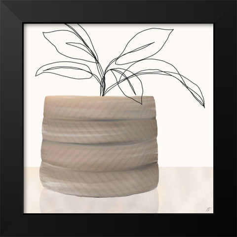 Pot Reflection Black Modern Wood Framed Art Print by Lee, Judson