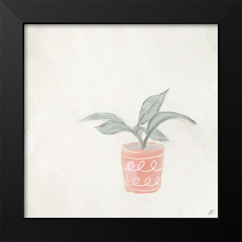 Potted Plant II Black Modern Wood Framed Art Print by Lee, Judson