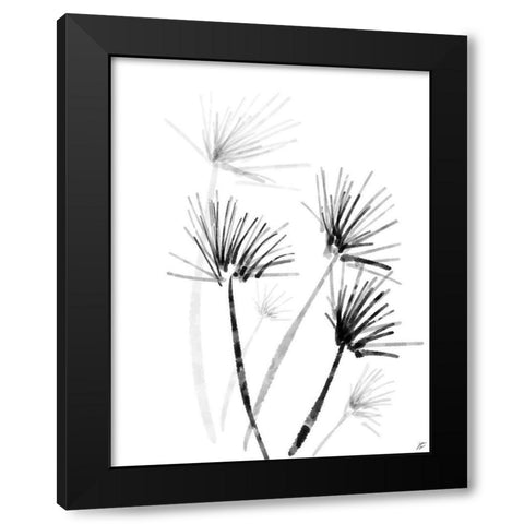 Palm Twigs Black Modern Wood Framed Art Print by Lee, Judson