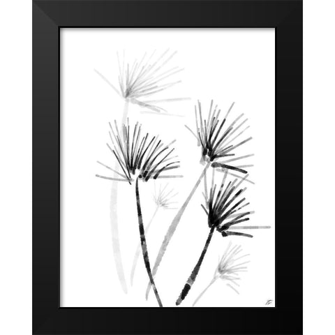 Palm Twigs Black Modern Wood Framed Art Print by Lee, Judson
