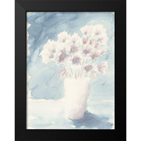 Wild Blue Black Modern Wood Framed Art Print by Lee, Judson