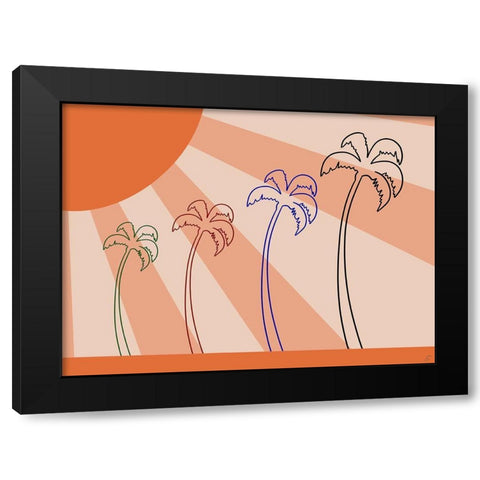 Sun Shine Black Modern Wood Framed Art Print with Double Matting by Lee, Judson