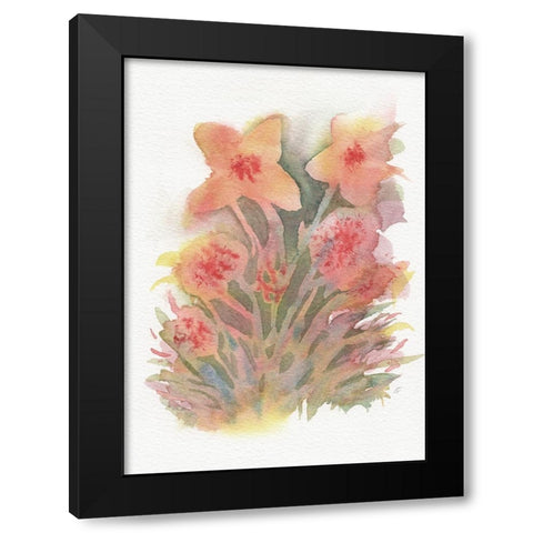 Blues and Grays II Black Modern Wood Framed Art Print by Lee, Judson