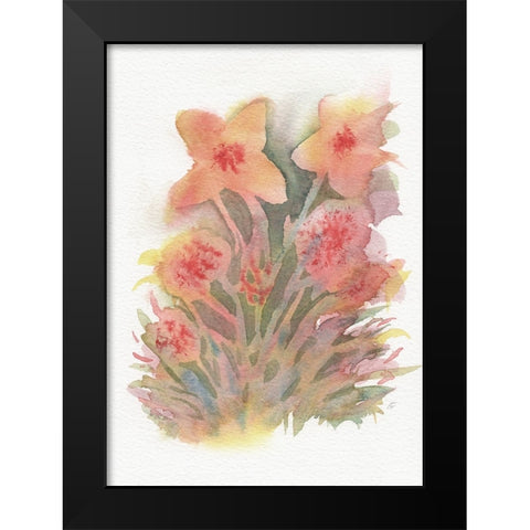 Blues and Grays II Black Modern Wood Framed Art Print by Lee, Judson