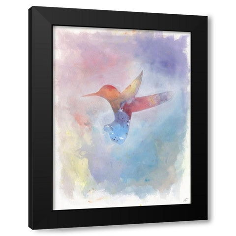 Hummingbird II Black Modern Wood Framed Art Print by Lee, Judson
