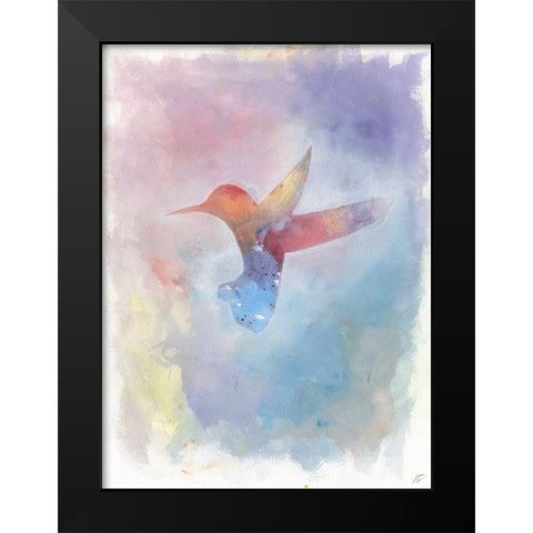 Hummingbird II Black Modern Wood Framed Art Print by Lee, Judson