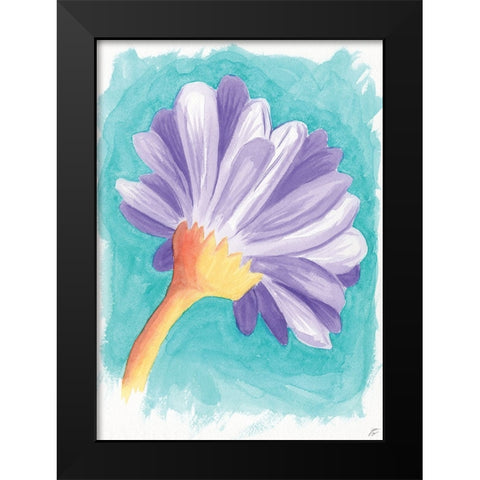 Vivid Flower II Black Modern Wood Framed Art Print by Lee, Judson