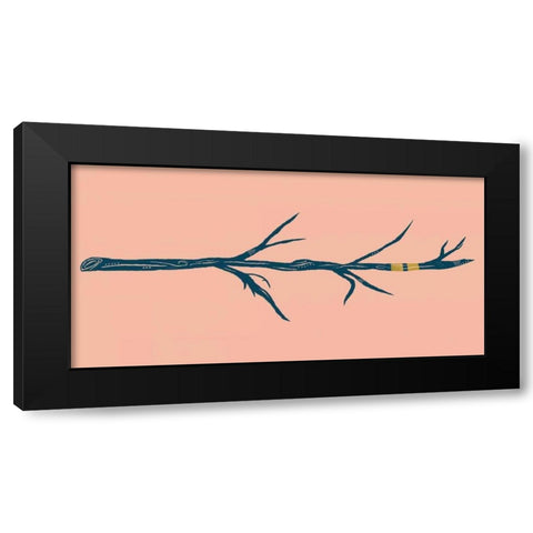 Branch Black Modern Wood Framed Art Print by Designs, Longfellow