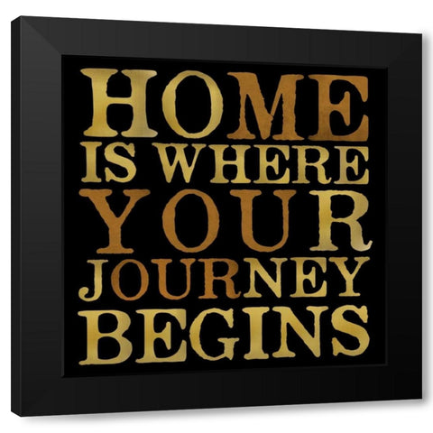 Home Black Modern Wood Framed Art Print with Double Matting by Designs, Longfellow