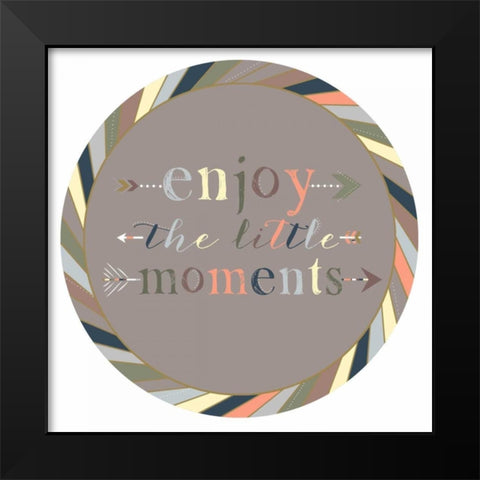 Moments Black Modern Wood Framed Art Print by Designs, Longfellow