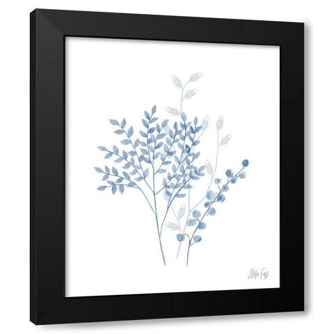 Branches I Black Modern Wood Framed Art Print by Fay, Mela