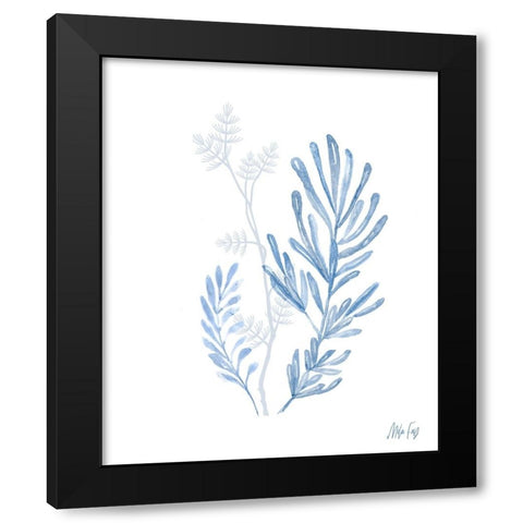 Branches III Black Modern Wood Framed Art Print by Fay, Mela