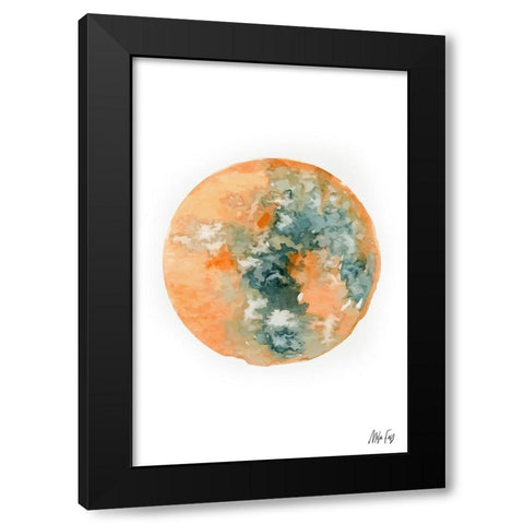 Mars Black Modern Wood Framed Art Print by Fay, Mela