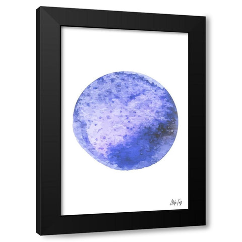 Neptune Black Modern Wood Framed Art Print by Fay, Mela
