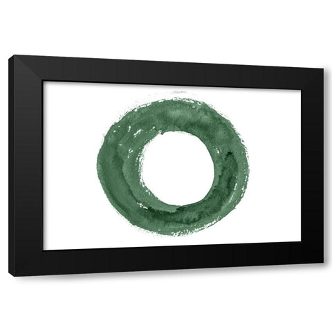 Shape Abstract III Black Modern Wood Framed Art Print by Fay, Mela