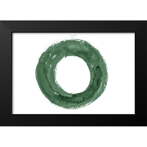 Shape Abstract III Black Modern Wood Framed Art Print by Fay, Mela