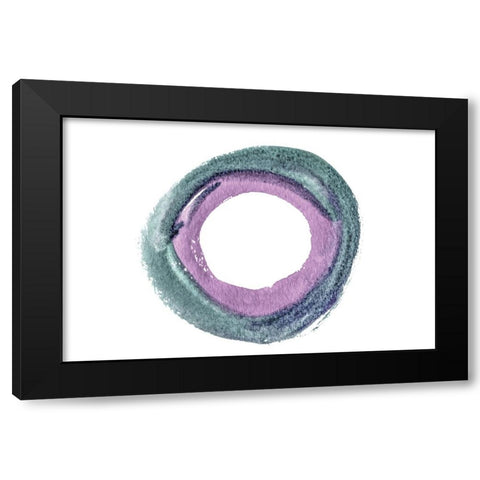 Shape Abstract IV Black Modern Wood Framed Art Print by Fay, Mela