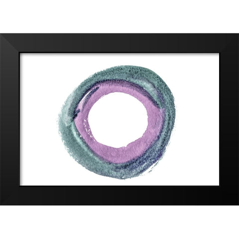 Shape Abstract IV Black Modern Wood Framed Art Print by Fay, Mela