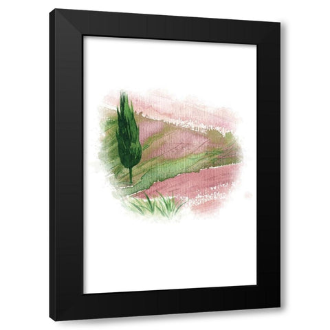 Landscape I Black Modern Wood Framed Art Print with Double Matting by Fay, Mela