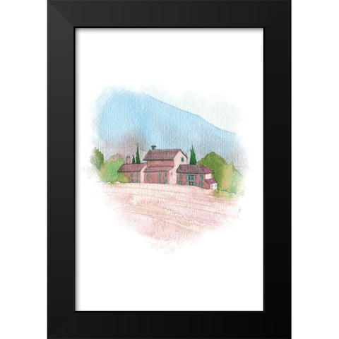 Landscape II Black Modern Wood Framed Art Print by Fay, Mela