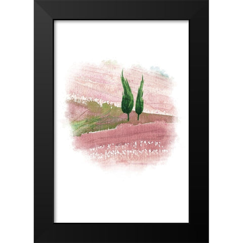 Landscape III Black Modern Wood Framed Art Print by Fay, Mela
