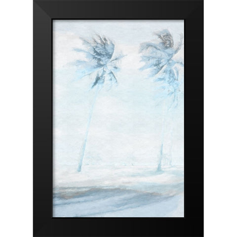 Blue Coastal I Black Modern Wood Framed Art Print by Fay, Mela