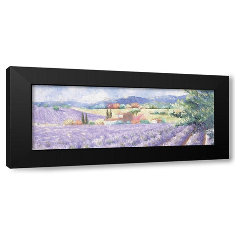 Tuscan Overlook Black Modern Wood Framed Art Print by Fay, Mela
