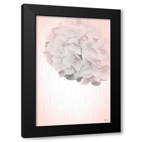 Hydrangea Black Modern Wood Framed Art Print by Fay, Mela