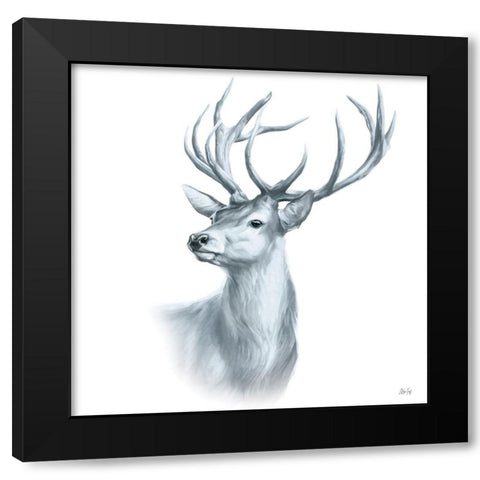 Rack I Black Modern Wood Framed Art Print by Fay, Mela