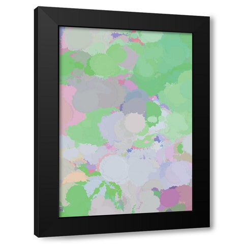 Abstract I Black Modern Wood Framed Art Print by Fay, Mela