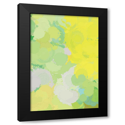 Abstract II Black Modern Wood Framed Art Print with Double Matting by Fay, Mela