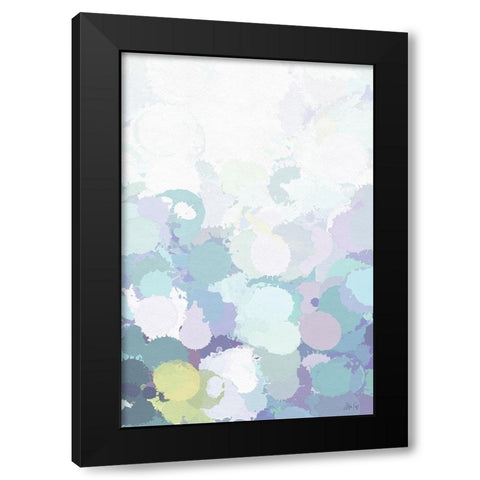 Light Abstract II Black Modern Wood Framed Art Print by Fay, Mela