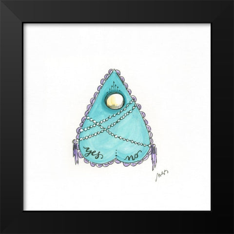 Cursor II Black Modern Wood Framed Art Print by Strong, Molly Susan