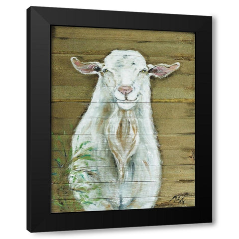 Beardsly Black Modern Wood Framed Art Print by Strong, Molly Susan