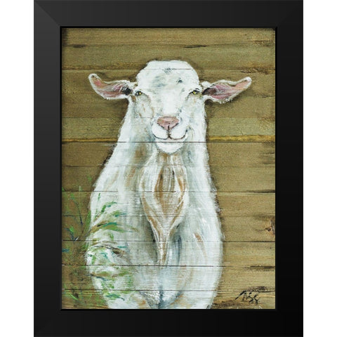 Beardsly Black Modern Wood Framed Art Print by Strong, Molly Susan