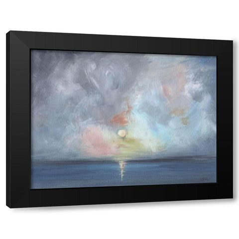Moonlight III Black Modern Wood Framed Art Print by Strong, Molly Susan