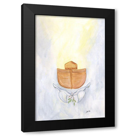 Ark Black Modern Wood Framed Art Print by Strong, Molly Susan