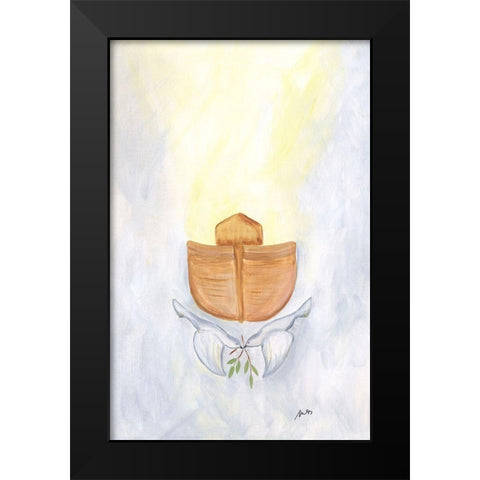 Ark Black Modern Wood Framed Art Print by Strong, Molly Susan