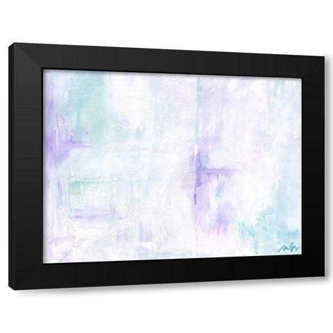 Pastel Abstract I Black Modern Wood Framed Art Print by Strong, Molly Susan