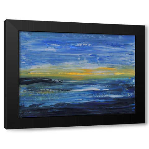 Abstract III Black Modern Wood Framed Art Print by Strong, Molly Susan