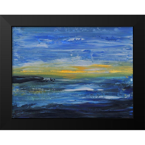 Abstract III Black Modern Wood Framed Art Print by Strong, Molly Susan