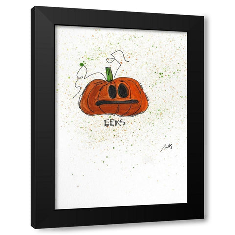 Eeks Black Modern Wood Framed Art Print with Double Matting by Strong, Molly Susan