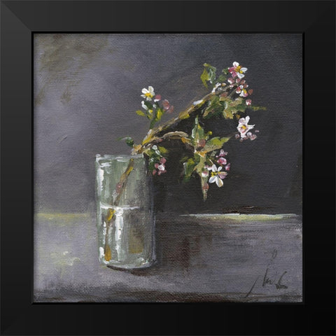 Still Life Black Modern Wood Framed Art Print by Strong, Molly Susan