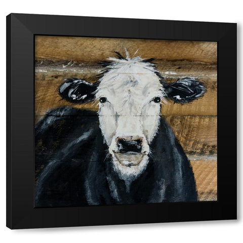 Cookie Black Modern Wood Framed Art Print by Strong, Molly Susan