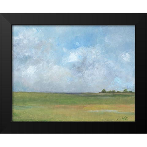 Pasture II Black Modern Wood Framed Art Print by Strong, Molly Susan